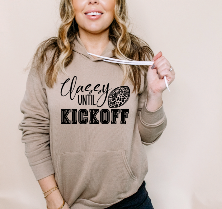 Classy Until Kickoff Hoodie