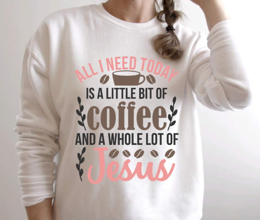 Little Coffee Lot of Jesus Sweatshirt